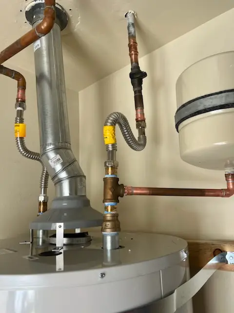 Water heater installation and plumbing repair in Stansell